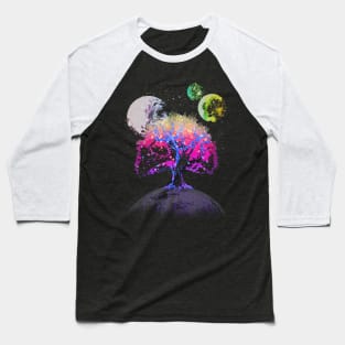 Space Tree of Life Baseball T-Shirt